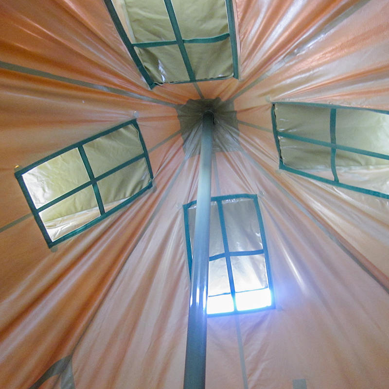 Tenda Tentara Kanvas 5x5m 8-12 Orang Tenda Bantuan Bencana