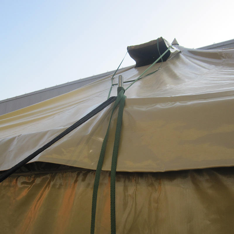 Tenda Tentara Kanvas 5x5m 8-12 Orang Tenda Bantuan Bencana
