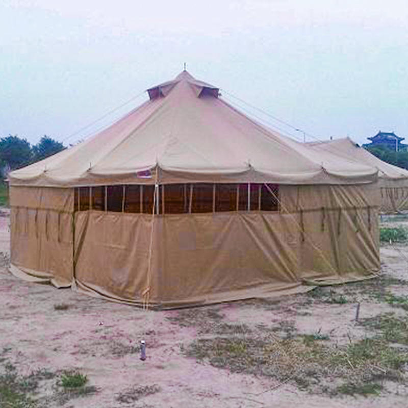 Tenda Tentara Kanvas 5x5m 8-12 Orang Tenda Bantuan Bencana
