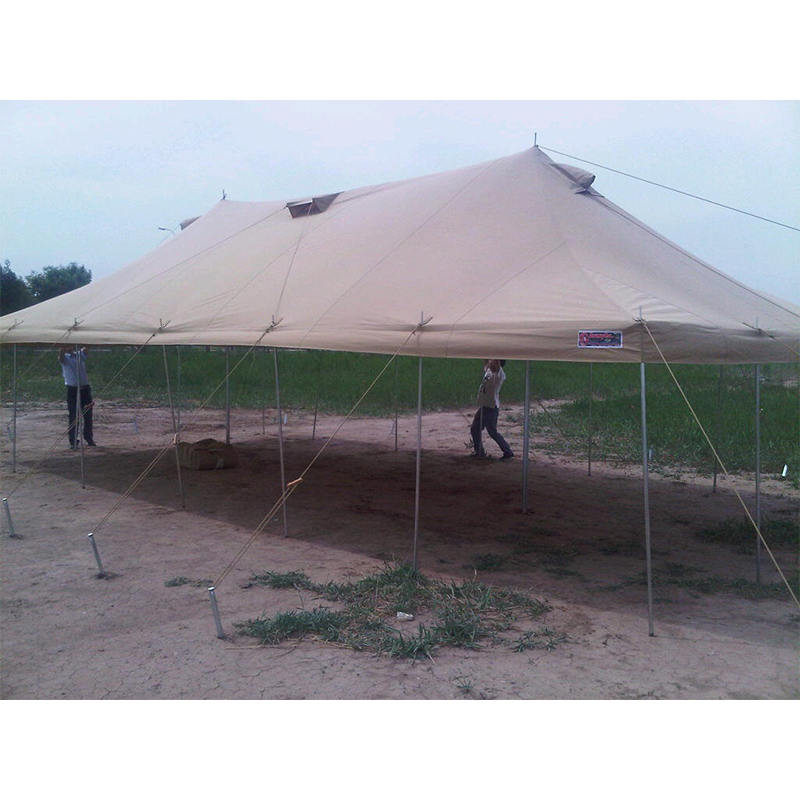 Tenda Atap Pinggul Kanvas Tentara Serbaguna 5x10m