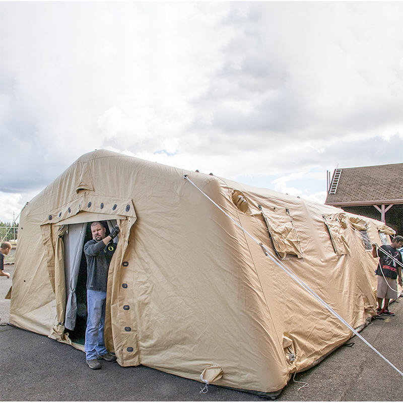 Tenda Tiup Tekanan Rendah Serbaguna Medium Rapid Deployment Shelter 5.6x9.95m