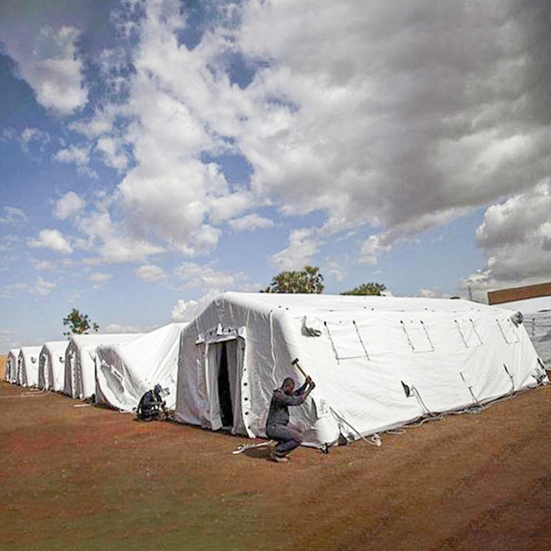 Tenda Tiup Tekanan Rendah Serbaguna Medium Rapid Deployment Shelter 5.6x9.95m