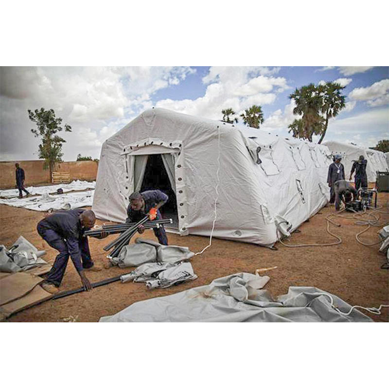 Tenda Tiup Tekanan Rendah Serbaguna Medium Rapid Deployment Shelter 5.6x9.95m