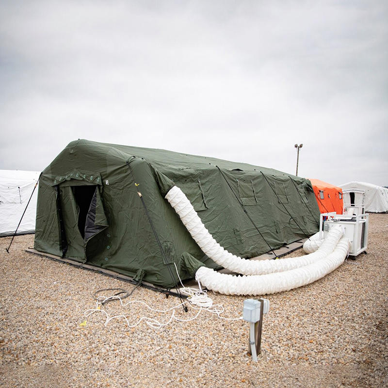 Tenda Tiup Tekanan Rendah Serbaguna Medium Rapid Deployment Shelter 5.6x9.95m