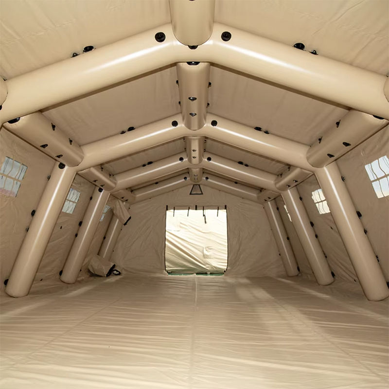 Tenda Tiup Tekanan Rendah Serbaguna Medium Rapid Deployment Shelter 5.6x9.95m