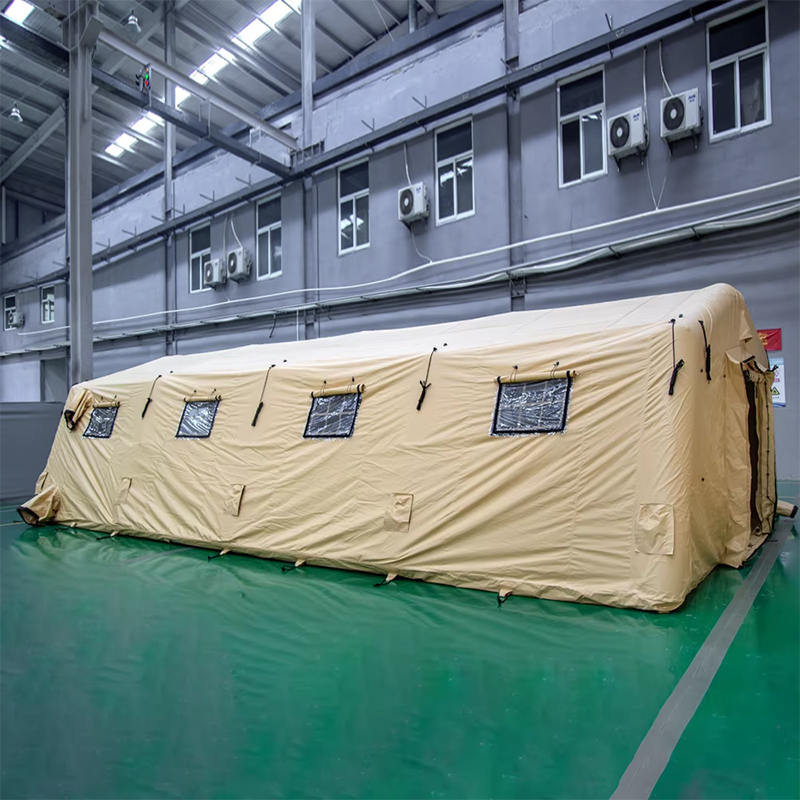 Tenda Tiup Tekanan Rendah Serbaguna Medium Rapid Deployment Shelter 5.6x9.95m