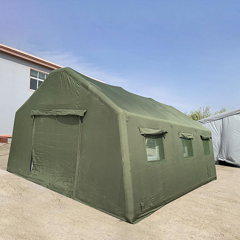Tenda Tiup Komando Militer Penempatan Cepat 30 m²