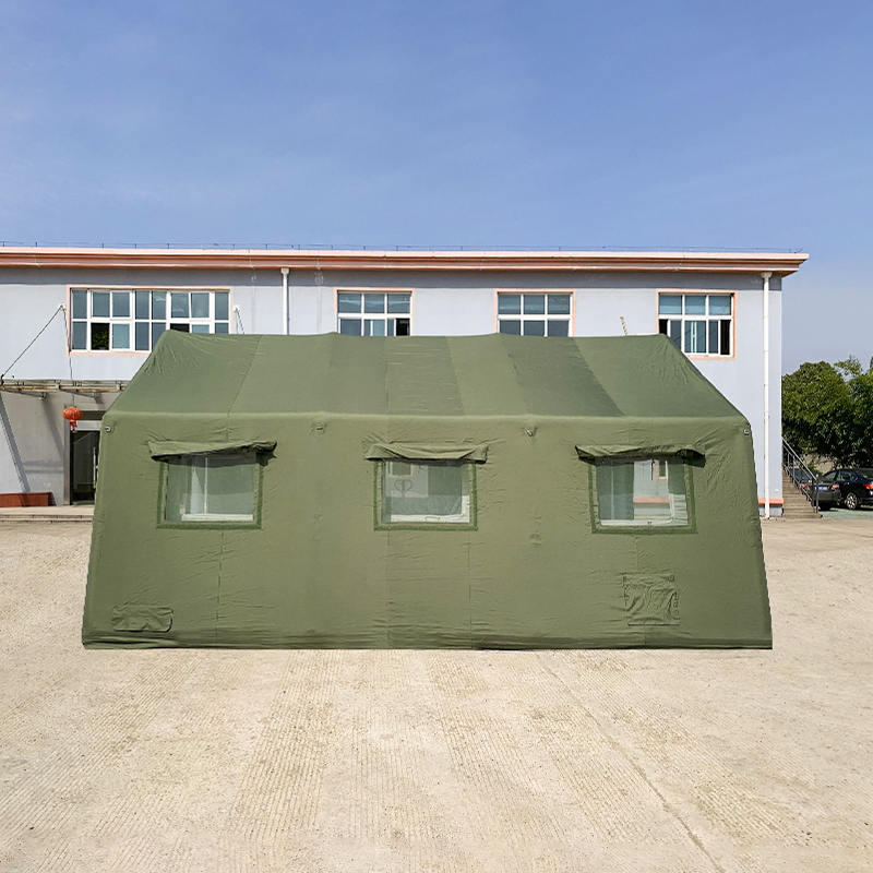 Tenda Tiup Komando Militer Penempatan Cepat 30 m²
