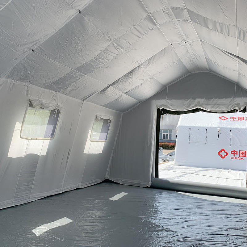 Tenda Tiup Komando Militer Penempatan Cepat 30 m²