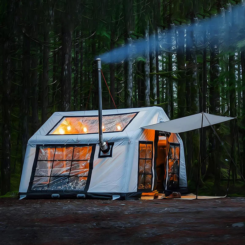 Tenda Kemah Tiup Panorama Empat Musim 8-10 Orang