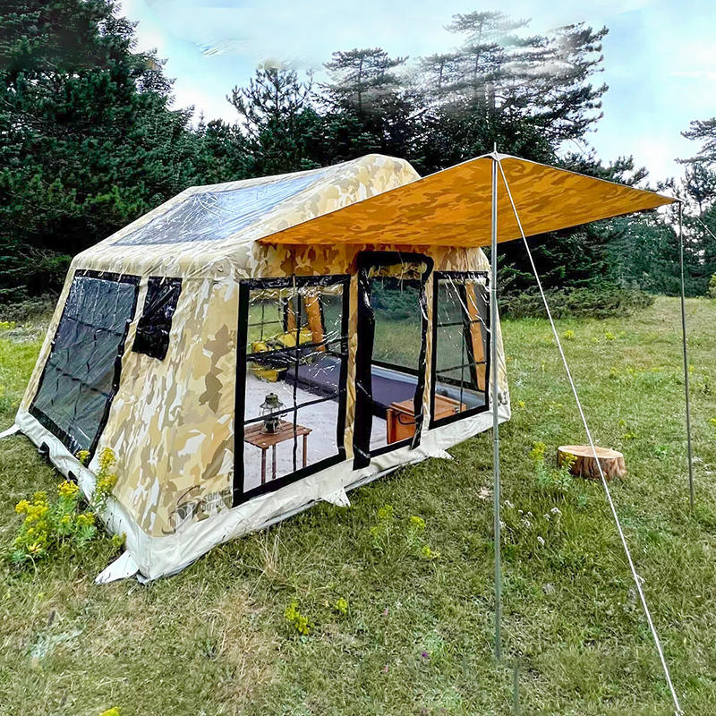 Tenda Kemah Tiup Panorama Empat Musim 8-10 Orang